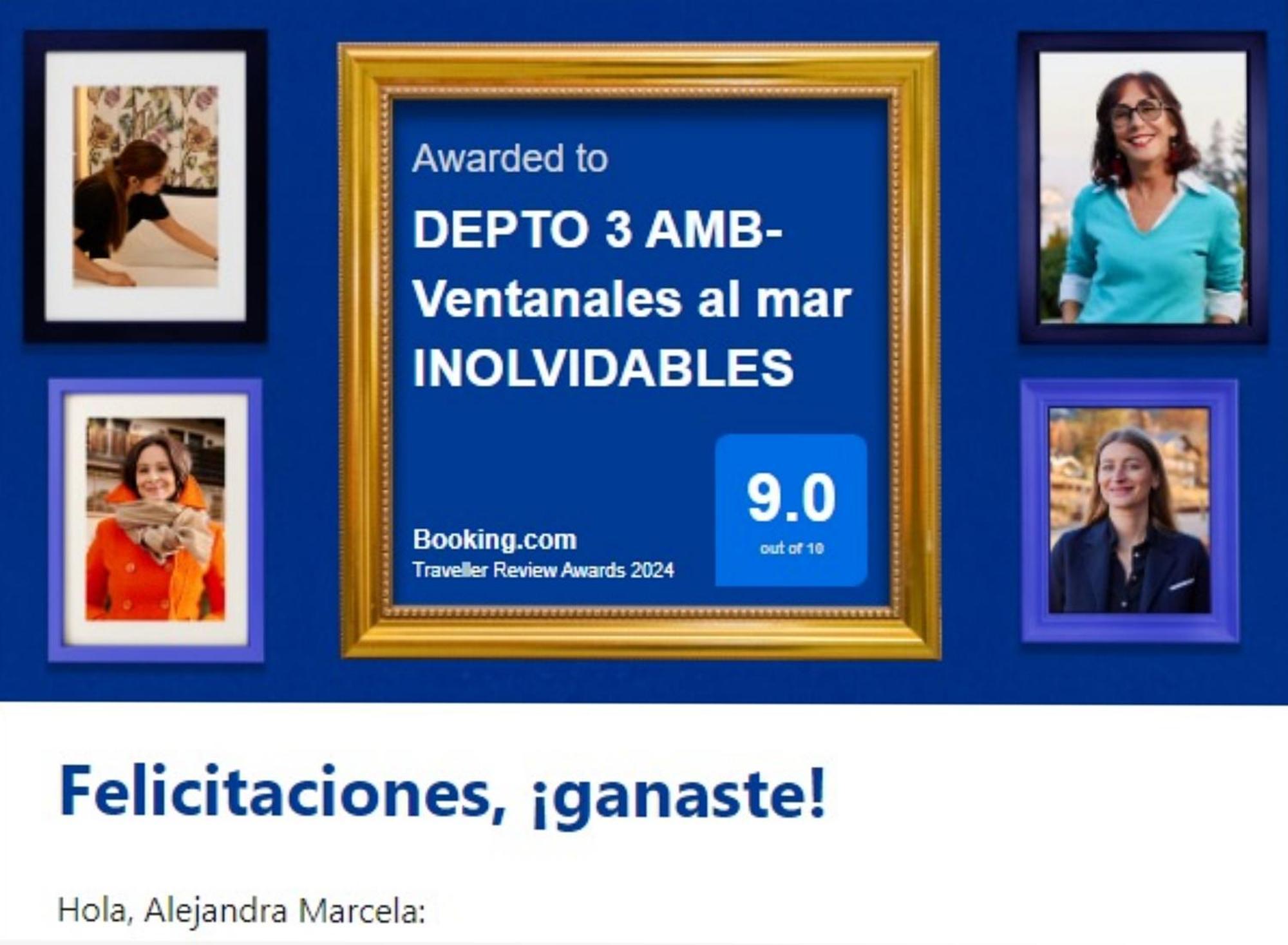 Apartamento Depto 3 Amb- Ventanales Al Mar Inolvidables *